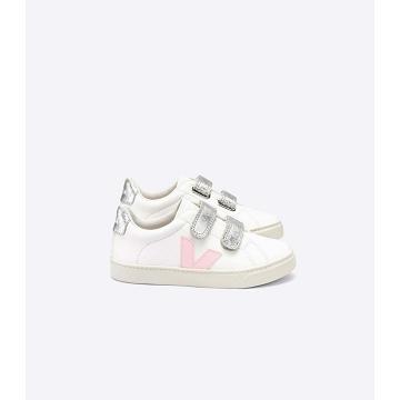 Zapatillas Veja ESPLAR CHROMEFREE Niños White/Silver | España 827KOR